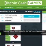 bitcoin.com bitcoin cash games blackjack page