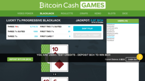 bitcoin.com bitcoin cash games blackjack page