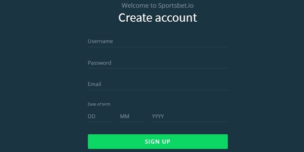 sportsbet signup form
