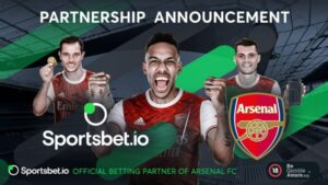 Sportsbet.io Becomes the Betting Partner of Arsenal FC